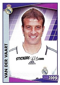 Sticker Van Der Vaart (portrait) - Real Madrid 2008-2009 - Panini