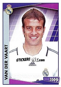 Sticker Van Der Vaart (portrait) - Real Madrid 2008-2009 n. 114 - Panini