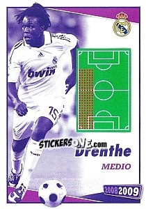 Sticker Drenthe (posicion) - Real Madrid 2008-2009 - Panini