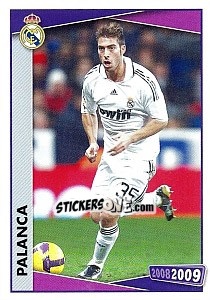 Cromo Palanca (action) - Real Madrid 2008-2009 - Panini