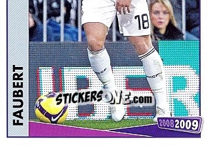Sticker Faubert - Real Madrid 2008-2009 n. 125 - Panini