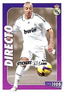 Sticker Faubert (directo) - Real Madrid 2008-2009 n. 127 - Panini