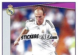 Sticker Robben - Real Madrid 2008-2009 n. 130 - Panini