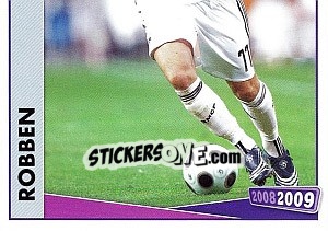 Sticker Robben - Real Madrid 2008-2009 - Panini