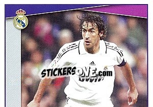 Sticker Raul González - Real Madrid 2008-2009 n. 136 - Panini