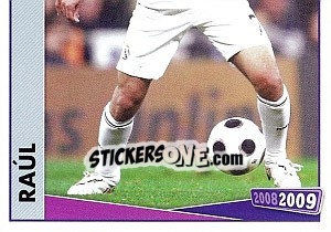 Sticker Raul González - Real Madrid 2008-2009 - Panini