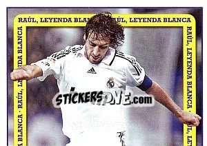 Sticker Raul González (zurda imparable) - Real Madrid 2008-2009 - Panini