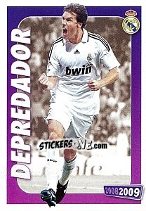 Figurina Van Nistelrooy (depredador) - Real Madrid 2008-2009 - Panini