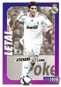 Cromo Higuain (letal) - Real Madrid 2008-2009 - Panini