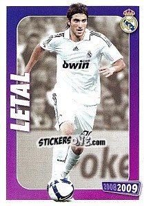 Sticker Higuain (letal) - Real Madrid 2008-2009 n. 163 - Panini