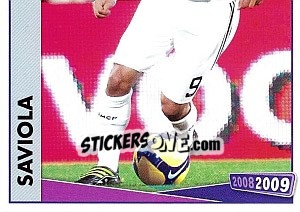 Sticker Saviola - Real Madrid 2008-2009 n. 167 - Panini