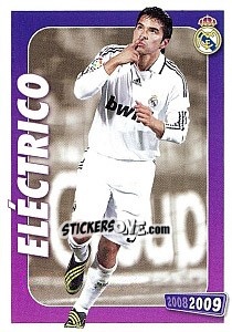 Sticker Saviola (electrico) - Real Madrid 2008-2009 n. 169 - Panini