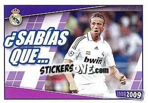 Sticker 5000 Gol En Liga - Real Madrid 2008-2009 n. 175 - Panini