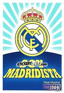 Sticker Soy Madridista - Real Madrid 2008-2009 n. 178 - Panini