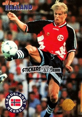 Sticker Alf Inge Haaland - Tippe Ligaen Fotballkort 1996 - GAME