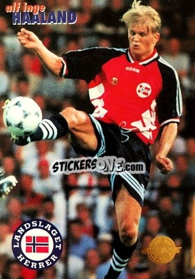 Sticker Alf Inge Haaland - Tippe Ligaen Fotballkort 1996 n. 123 - GAME