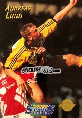 Sticker Andreas Lund - Tippe Ligaen Fotballkort 1996 - GAME