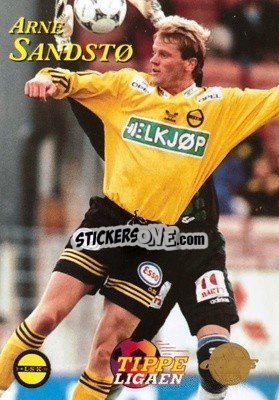 Sticker Arne Sandste - Tippe Ligaen Fotballkort 1996 - GAME