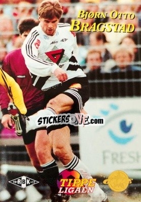 Sticker Bjorn Otto Bragstad - Tippe Ligaen Fotballkort 1996 - GAME