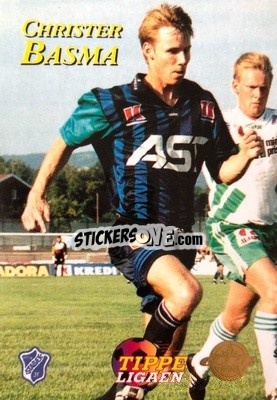 Sticker Christer Basma - Tippe Ligaen Fotballkort 1996 - GAME