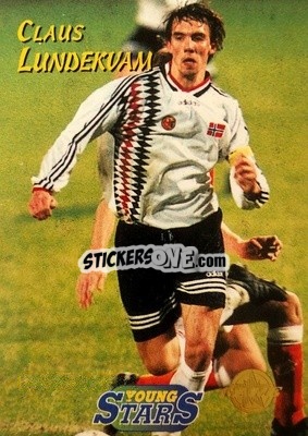 Sticker Claus Lundekvam - Tippe Ligaen Fotballkort 1996 n. 156 - GAME