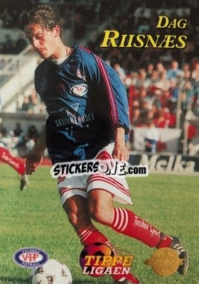 Sticker Dag Riisnaes - Tippe Ligaen Fotballkort 1996 n. 57 - GAME