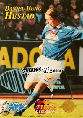 Sticker Daniel Berg Hestad - Tippe Ligaen Fotballkort 1996 n. 16 - GAME