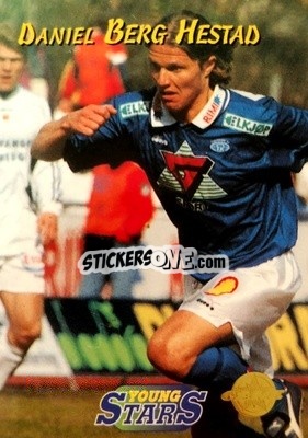 Sticker Daniel Berg Hestad - Tippe Ligaen Fotballkort 1996 n. 159 - GAME