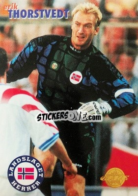 Sticker Erik Thorstvedt - Tippe Ligaen Fotballkort 1996 n. 117 - GAME