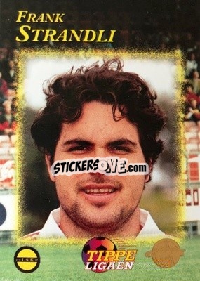 Sticker Frank Strandli - Tippe Ligaen Fotballkort 1996 - GAME