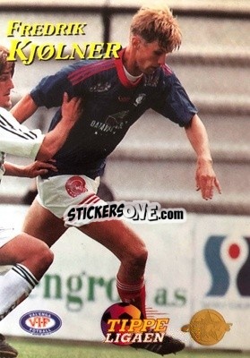 Sticker Fredrik Kjolner - Tippe Ligaen Fotballkort 1996 - GAME