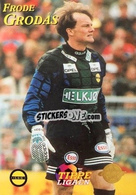 Sticker Frode Grodas - Tippe Ligaen Fotballkort 1996 - GAME