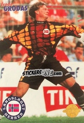 Sticker Frode Grodas - Tippe Ligaen Fotballkort 1996 - GAME