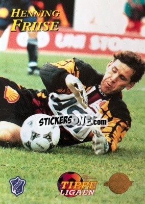 Sticker Henning Friise - Tippe Ligaen Fotballkort 1996 - GAME