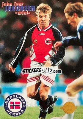 Sticker Jahn 'Mini' Jakobsen - Tippe Ligaen Fotballkort 1996 - GAME