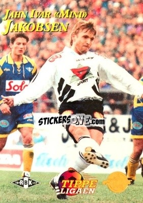 Sticker John 'Mini' Jakobsen - Tippe Ligaen Fotballkort 1996 n. 9 - GAME