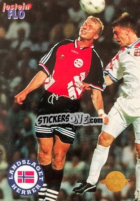 Sticker Jostein Flo - Tippe Ligaen Fotballkort 1996 - GAME