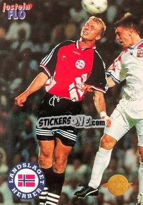 Sticker Jostein Flo - Tippe Ligaen Fotballkort 1996 n. 135 - GAME