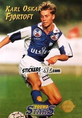 Sticker Karl Oskar Fjortoft - Tippe Ligaen Fotballkort 1996 - GAME