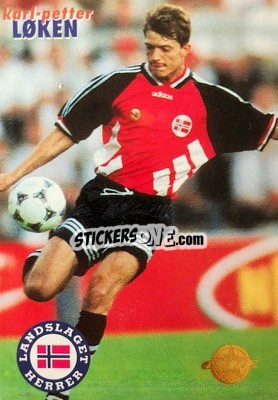 Sticker KarlPetter Loken - Tippe Ligaen Fotballkort 1996 n. 132 - GAME