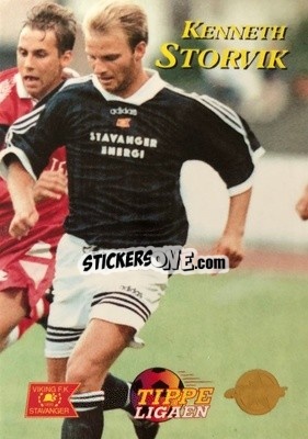 Sticker Kenneth Storvik - Tippe Ligaen Fotballkort 1996 - GAME