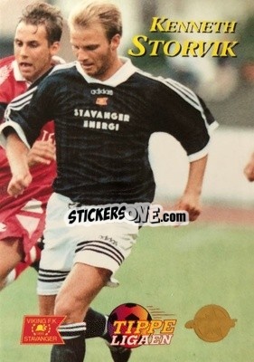 Sticker Kenneth Storvik - Tippe Ligaen Fotballkort 1996 n. 41 - GAME