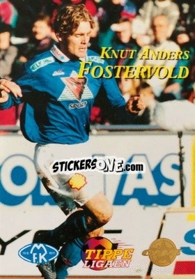 Sticker Knut Anders Fostervold - Tippe Ligaen Fotballkort 1996 - GAME