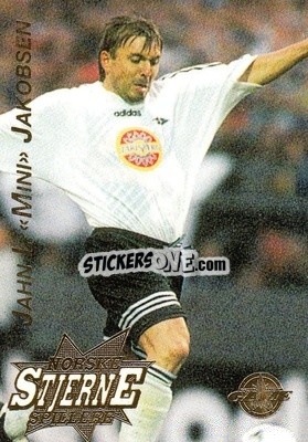 Sticker Mini Jakobsen - Tippe Ligaen Fotballkort 1996 n. S3 - GAME