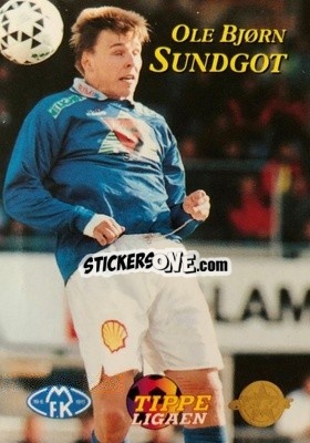 Sticker Ole Bjorn Sundgot - Tippe Ligaen Fotballkort 1996 n. 20 - GAME
