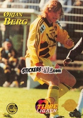 Cromo Orjan Berg - Tippe Ligaen Fotballkort 1996 - GAME