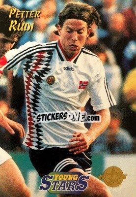 Sticker Petter Rudi - Tippe Ligaen Fotballkort 1996 - GAME