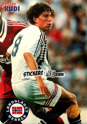 Sticker Petter Rudi - Tippe Ligaen Fotballkort 1996 - GAME
