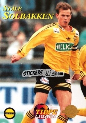 Sticker Stale Solbakken - Tippe Ligaen Fotballkort 1996 - GAME