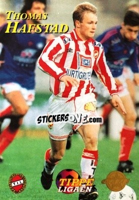 Sticker Thomas Hafstad - Tippe Ligaen Fotballkort 1996 n. 51 - GAME
